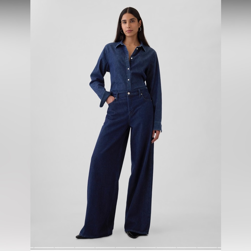 NWT GAP mid-rise ultra soft baggy jeans